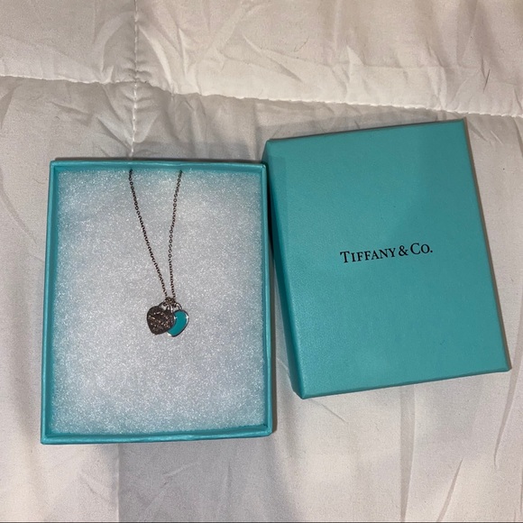 Tiffany & Co. Jewelry - Return to Tiffany® Mini Double Heart Tag Pendant